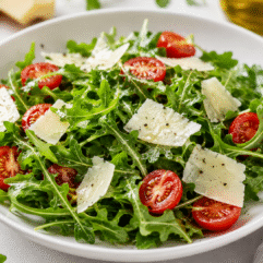 Rocket, Cherry Tomatoes & Parmesan Salad