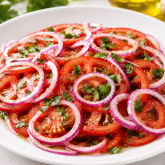Tomato & onion salad